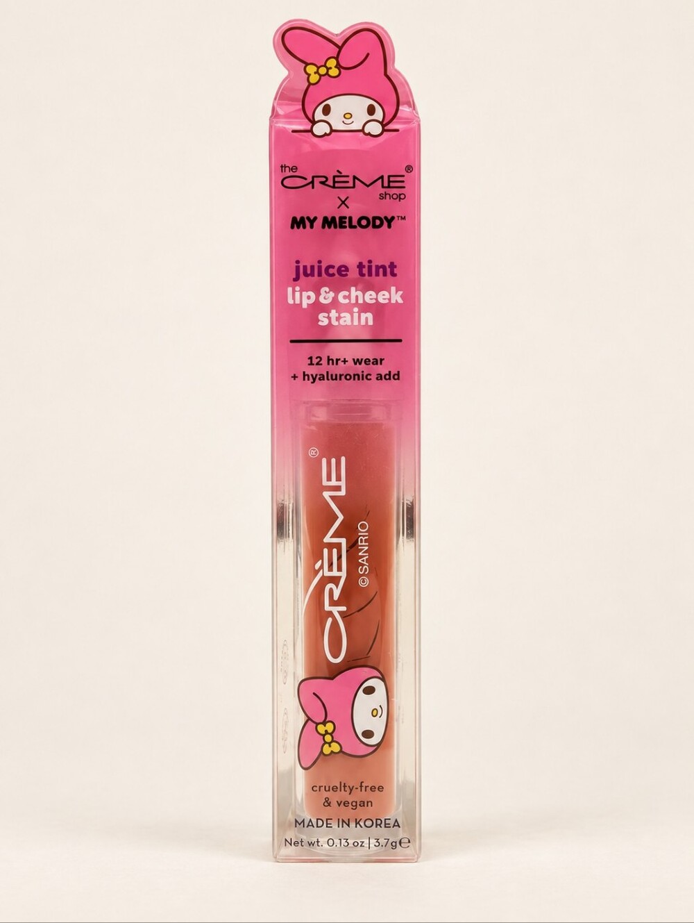 The Crème Shop x My Melody Juice Tint Lip & Cheek Stain NIB - Est MSRP: $12